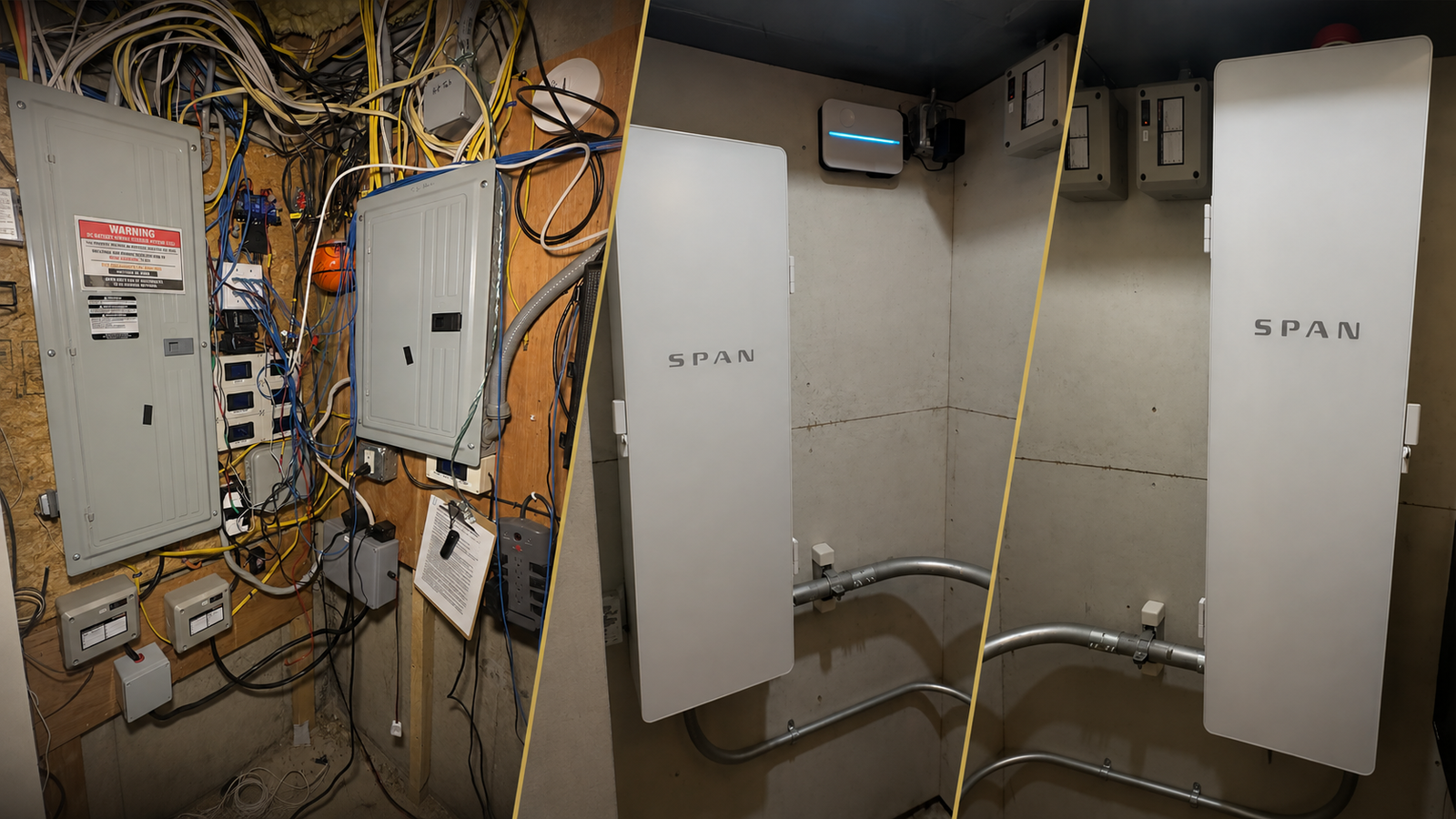 Smart electrical panel installation for a high-demand home in Massachusetts